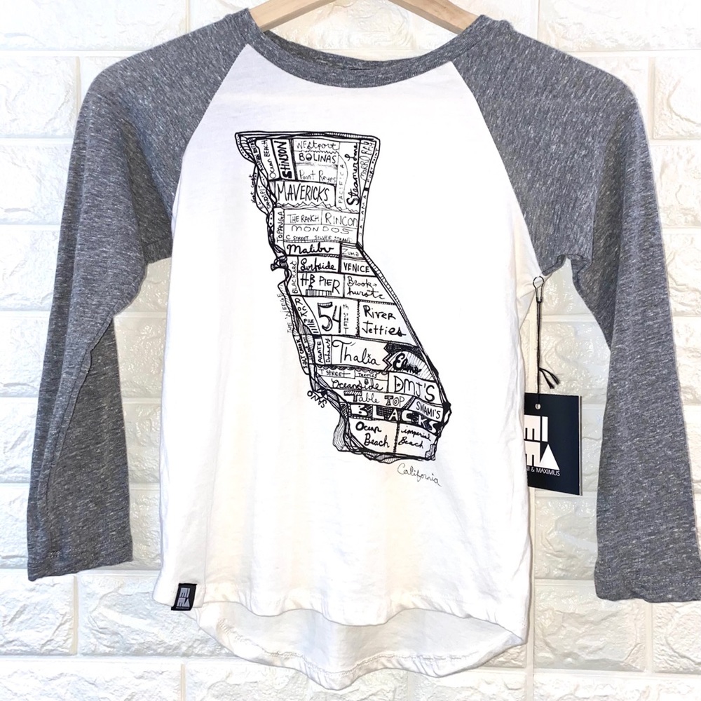 Kids Mini and Maximus 3/4 sleeve tee